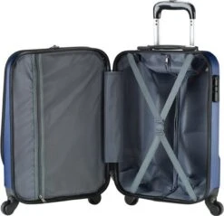 Princess Traveller Sydney - Handbagagekoffer - Laptop Vak - Blauw - S - 55cm -Reisopslag Winkel 1200x1160