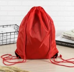 Merkloos Gymtas Met Rijgkoord - Nylon Rugzakjes – Nylon Rugzak – Geel -Reisopslag Winkel 1200x1166 3