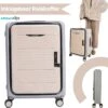 Asyam Units- Handbagage- Invouwbaar- Koffer- Koffer 38L- Spinner Wielen- TSA Slot- Lichtgewicht- Khaki -Reisopslag Winkel 1200x1181