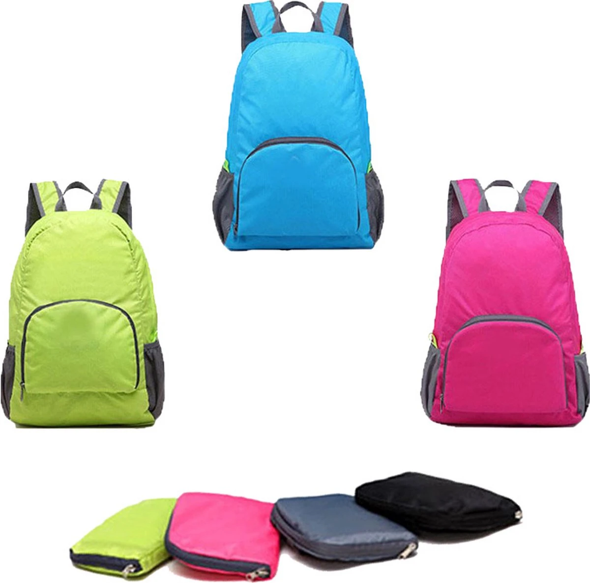 Rugtas - Rugzak - Opvouwbaar Lichtgewicht - Rugzak Heren En Dames Outdoor - Backpacken - Camping - Spatwaterdicht - Schooltas - Wandelen - Reizen - Roze 11 Rugtas - Rugzak - Opvouwbaar Lichtgewicht - Rugzak Heren En Dames Outdoor - Backpacken - Camping - Spatwaterdicht - Schooltas - Wandelen - Reizen - Roze - Image 9