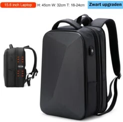 Brandie® - Rugzak - Voor Heren Reistas - Reistas - Schoudertas - Waterdichte Rugzakken - Schooltas - Anti Diefstal - USB Opladen - Heren Zakelijke Reistas Rugzak - 5013 Grootte 12*32*45 Cm - Zwart Upgraden - Gewicht 1.3 Kg -Reisopslag Winkel 1200x1189 6