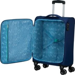 American Tourister Reiskoffer - Sea Seeker Spinner 55cm (Handbagage)- Combat Navy 21 American Tourister Reiskoffer - Sea Seeker Spinner 55cm (Handbagage)- Combat Navy -Reisopslag Winkel 1200x1193