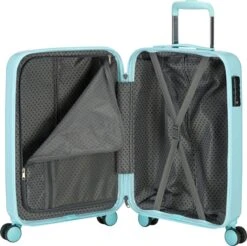 Princess Traveller Harlem - Handbagage Koffer - Blauw - S - 55cm -Reisopslag Winkel 1200x1194