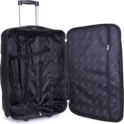 Decent Basic-Line Handbagage Trolley 53 Cm - Zwart -Reisopslag Winkel 1200x1197