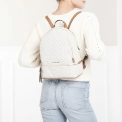 Michael Kors Rhea M Dames Rugzak - Vanilla -Reisopslag Winkel 1200x1200 1231