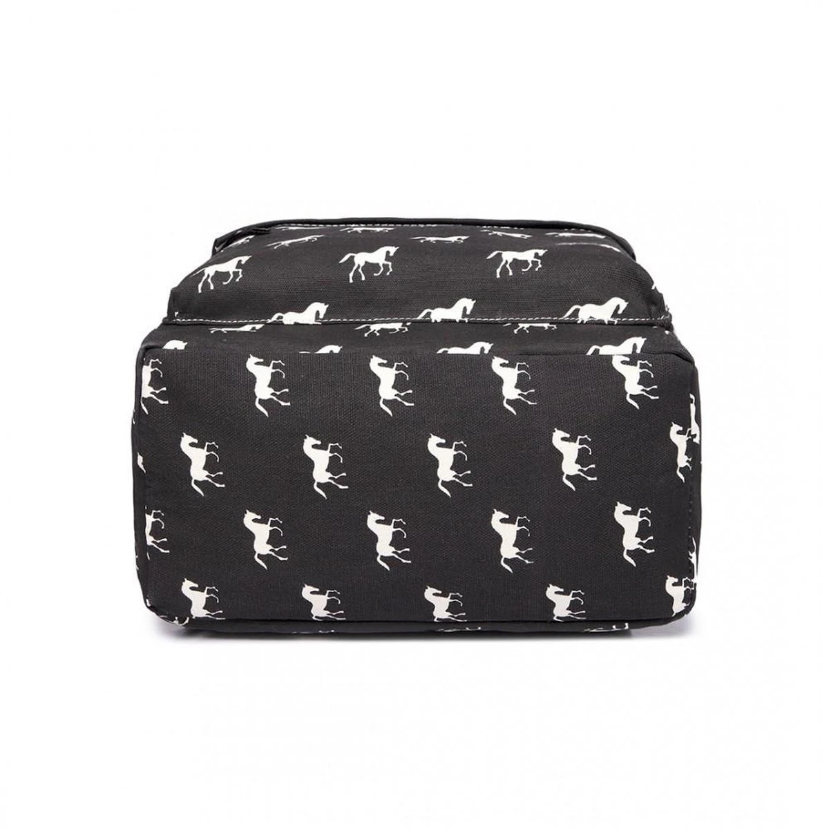 Miss Lulu Rugzak - Schooltas - Schoolrugzak Paarden - Premium Kwaliteit - Zwart (e1401h Bk) 6 Miss Lulu Rugzak - Schooltas - Schoolrugzak Paarden - Premium Kwaliteit - Zwart (e1401h Bk) - Image 4