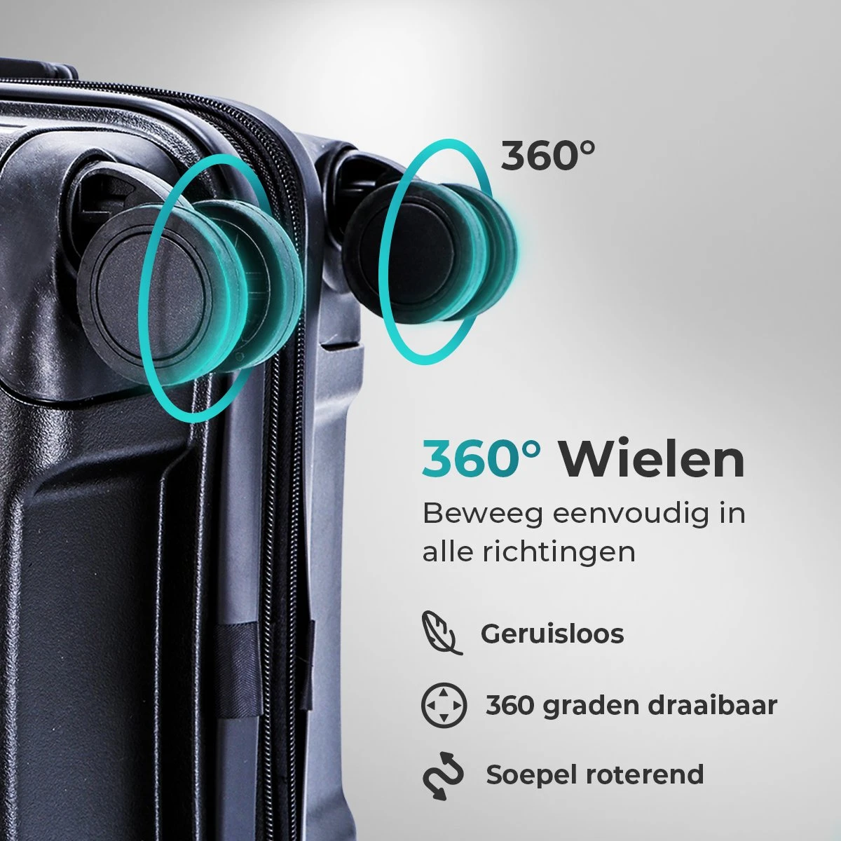 Legage Koffer Handbagage - Reiskoffer - Trolley - Inclusief Uitzetlaag - Inclusief TSA Slot - Zwart - Maat S - 20 Inch 9 Legage Koffer Handbagage - Reiskoffer - Trolley - Inclusief Uitzetlaag - Inclusief TSA Slot - Zwart - Maat S - 20 Inch - Image 7