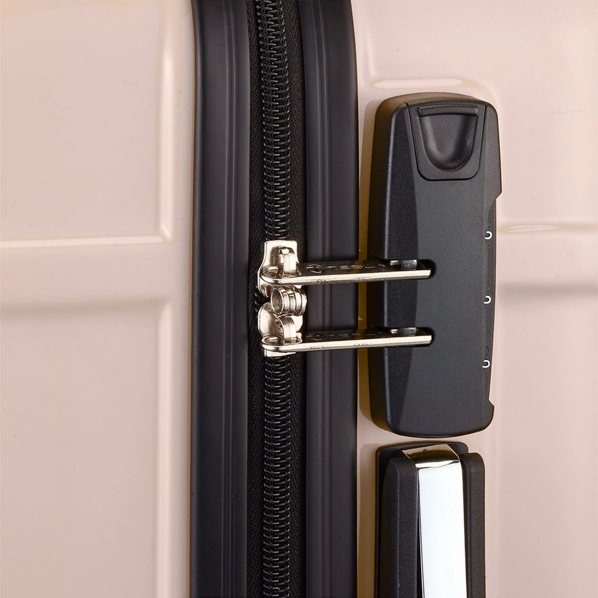 Tesla PC - Handbagage Koffer - 55x35x20 Cm - 4 Wielen - Roze 8 Tesla PC - Handbagage Koffer - 55x35x20 Cm - 4 Wielen - Roze - Image 6