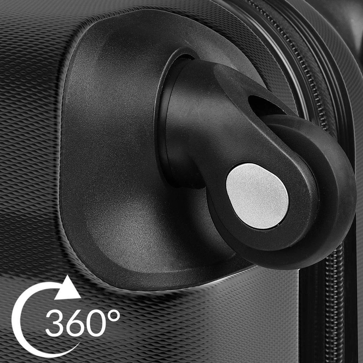 Monzana Koffer Hardcase - Basislijn / M - Zwart 6 Monzana Koffer Hardcase - Basislijn / M - Zwart - Image 4