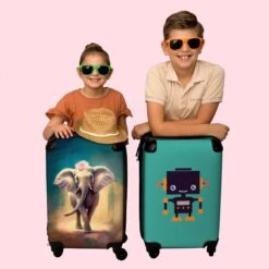 NoBoringSuitcases.com® Koffer - Handbagage Trolley - Olifant - Verf - Bloemen - Portret - Abstract - Reiskoffer Met Wielen - Past Binnen 55x40x20 Cm En 55x35x25 Cm - Koffertje - Fotokoffer 17 NoBoringSuitcases.com® Koffer - Handbagage Trolley - Olifant - Verf - Bloemen - Portret - Abstract - Reiskoffer Met Wielen - Past Binnen 55x40x20 Cm En 55x35x25 Cm - Koffertje - Fotokoffer -Reisopslag Winkel 1200x1200 405