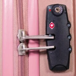 ©TROLLEYZ - Ibiza No.3 - Reiskoffer 78cm Met TSA Slot - Dubbele Wielen - 360° Spinners - 100% ABS - Reiskoffer In Cosmopolitan Pink -Reisopslag Winkel 1200x1200 457