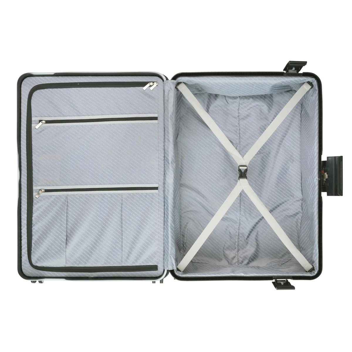 CarryOn Steward Kofferset - 2-delige TSA Trolleyset Met Kliksloten - Dubbele Wielen - Zwart 10 CarryOn Steward Kofferset - 2-delige TSA Trolleyset Met Kliksloten - Dubbele Wielen - Zwart - Image 8