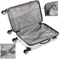 Monzana Hardcase Koffer Vlinder XL - Polycarbonaat 89L 75x49x29cm -Reisopslag Winkel 1200x1200 575