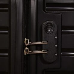©TROLLEYZ - Berlin No.11 - Reiskoffer 69cm Met Cijferslot - Dubbele Wielen - 360° Spinners - 100% Polypropyleen- Reiskoffer In Night Black -Reisopslag Winkel 1200x1200 611