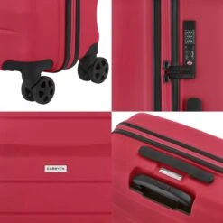 CarryOn Porter ® Kofferset - TSA Trolleyset 3-delig Met OKOBAN - Dubbele Wielen - Rood -Reisopslag Winkel 1200x1200 716