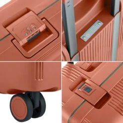 CarryOn Protector Luxe Kofferset - TSA Trolleyset M+L Formaat Met Kliksloten - Terra -Reisopslag Winkel 1200x1200 728