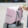 Merkloos TDR-Draagbare Opvouwbare Opbergtas -Handbagage Reistas-Weekendtas- Roze -Reisopslag Winkel 1200x1200 858