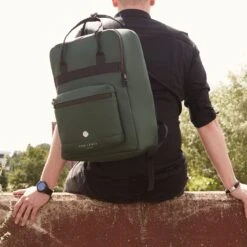 Sem Lewis Southern Hampstead Heren LaptoptasRugzak Nylon - Zwart -Reisopslag Winkel 1200x1200 918