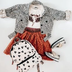 Kidzroom Lucky Me - Rugzak - 2 T/m 6 Jaar - Wit - Hartjes -Reisopslag Winkel 1200x1200 945