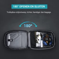 Brandie® - Rugzak - Voor Heren Reistas - Reistas - Schoudertas - Waterdichte Rugzakken - Schooltas - Anti Diefstal - USB Opladen - Heren Zakelijke Reistas Rugzak - 5013 Grootte 12*32*45 Cm - Zwart Upgraden - Gewicht 1.3 Kg -Reisopslag Winkel 1200x1200 988