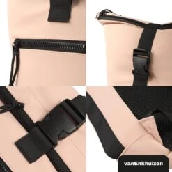 VanEnkhuizen Rolltop Rugzak Met Laptopvak 15,6 Inch - 20 Liter - Waterafstotend En Thermo Materiaal - Roze 13 VanEnkhuizen Rolltop Rugzak Met Laptopvak 15,6 Inch - 20 Liter - Waterafstotend En Thermo Materiaal - Roze -Reisopslag Winkel 1200x1200 993