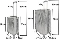 SB Travelbags Kofferset - 2 Delige -Licht Roze - 75cm/55cm -Reisopslag Winkel 1200x797 2