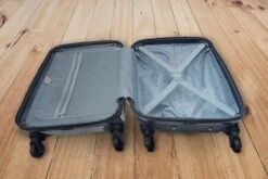 MuchoWow® Koffer - Marmer - Groen - Lijn - Past Binnen 55x40x20 Cm En 55x35x25 Cm - Handbagage - Trolley - Fotokoffer - Cabin Size - Print -Reisopslag Winkel 1200x800 9