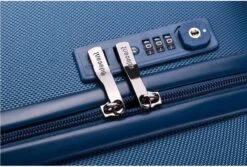 Decent Tranporto-One Handbagage Koffer - 55 Cm - TSA Slot - Dark Blue -Reisopslag Winkel 1200x809