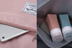 Merkloos Opvouwbare Handbagage Reistas – Opvouwbaar Tot 28 X 18 Cm – Grijs -Reisopslag Winkel 1200x813 7