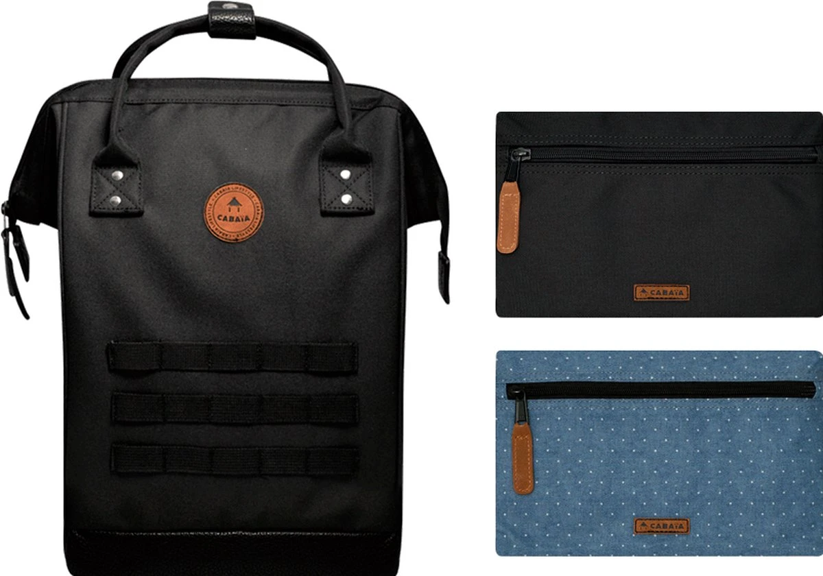 Cabaia Rugtas / Rugzak / Laptoptas / Schooltas - Adventurer Oxford - 13 Inch - 23 Liter - Zwart 22 Cabaia Rugtas / Rugzak / Laptoptas / Schooltas - Adventurer Oxford - 13 Inch - 23 Liter - Zwart - Image 20