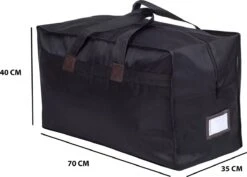 MAXXIBAGS - Set Van 3 (M/M/M) Opbergtas - Skitas - Skiën - Kledingzak - Reistas - Tassenset - Weekendtas - Voor Dekens/kussens/dekbedden - Organiser -Zwart - Afmeting: 40 X 70 X 35 -Reisopslag Winkel 1200x862 1