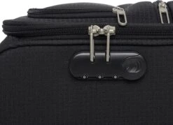 Travelbags Handbagage Zachte Koffer / Trolley / Reiskoffer - The Base - 55 Cm - Zwart -Reisopslag Winkel 1200x870