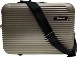 Benzi Barra - Set Van Handbagage Koffer + Beautycase - Champagne -Reisopslag Winkel 1200x885