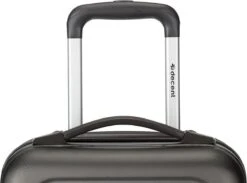 Decent Handbagage Koffer / Trolley / Reiskoffer - 42 Cm - 24 Liter - ABS - Maxi Air - Grijs -Reisopslag Winkel 1200x888