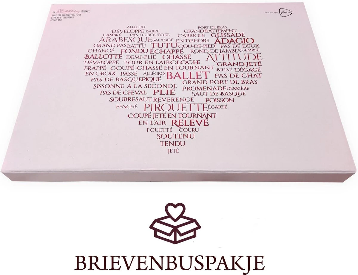 Balletkoffertje Voor Kinderen - Roze Ballettas Voor Meisjes - Ballet Tasje Met Spitzen Print 4 Balletkoffertje Voor Kinderen - Roze Ballettas Voor Meisjes - Ballet Tasje Met Spitzen Print - Image 2