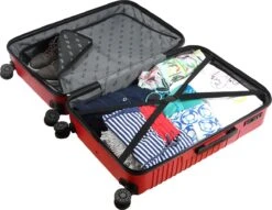 Biggdesign Cats Koffer - Ruimbagage Koffer - Rood - Large -Reisopslag Winkel 1200x928