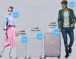 ©TROLLEYZ - Florence No.7 - Reiskoffer 78cm Met TSA Slot - Dubbele Wielen - 360° Spinners - 100% ABS - Reiskoffer In Cloudy Grey -Reisopslag Winkel 1200x940 4