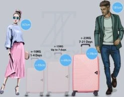 ©TROLLEYZ - Ibiza No.3 - Reiskoffer 78cm Met TSA Slot - Dubbele Wielen - 360° Spinners - 100% ABS - Reiskoffer In Cosmopolitan Pink -Reisopslag Winkel 1200x941 1