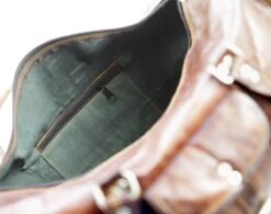 Duffeltas Weekendtas 50 X 24 X 24 Cm - Echte Leder - Cognac Bruin Leder – Reistas - Sporttas -Reisopslag Winkel 1200x947 2