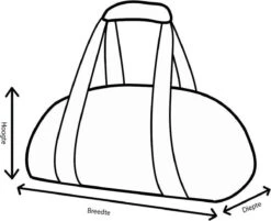 Decent Flexplus Reistas - 70 Cm - Zwart / Oranje -Reisopslag Winkel 1200x976 1