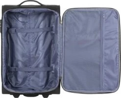 Travelbags Handbagage Zachte Koffer / Trolley / Reiskoffer - The Base - 55 Cm - Zwart -Reisopslag Winkel 1200x976