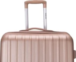 Decent Tranporto-One Handbagage Koffer 55 Cm - Zalmroze -Reisopslag Winkel 1200x983 1