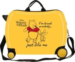 Disney Winnie The Pooh Kinderkoffer ABS Rol Zit Geel -Reisopslag Winkel 1200x987