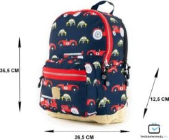 Pick & Pack Auto’s - Rugzak - Donkerblauw - Maat M -Reisopslag Winkel 1200x989 1
