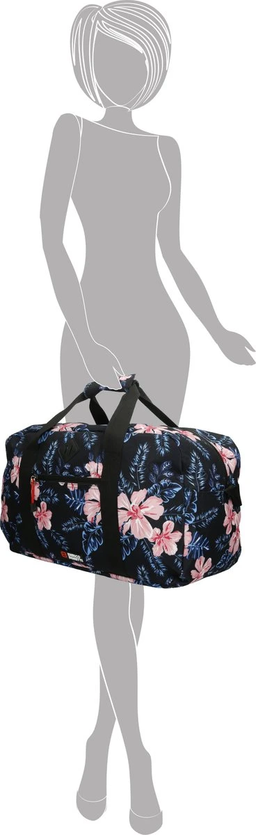 Enrico Benetti Capetown Sporttas/ Reistas - Donkere Bloem 6 Enrico Benetti Capetown Sporttas/ Reistas - Donkere Bloem - Image 4