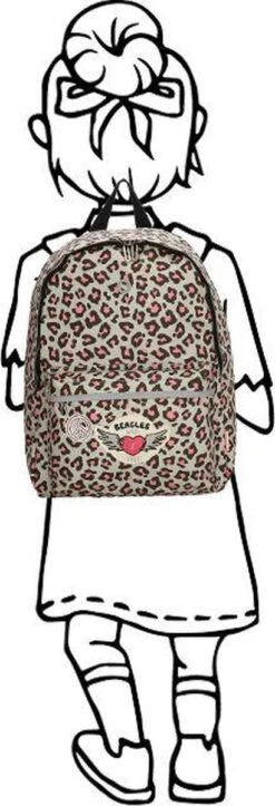 Beagles Original Kinderrugzak - Leo - Grijs -Reisopslag Winkel 410x1200 1