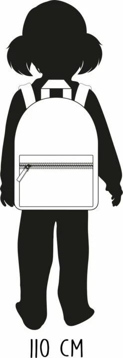 Kidzroom Lucky Me - Rugzak - 2 T/m 6 Jaar - Wit - Hartjes -Reisopslag Winkel 412x1200 2