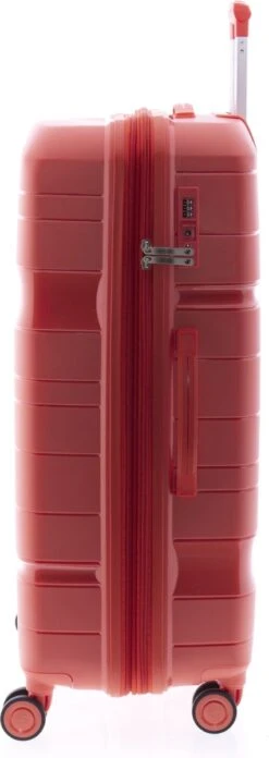 Gladiator Boxing Middelgrote Koffer Expandable 67 Cm 70/80 Liter TSA Slot - Koraalrood -Reisopslag Winkel 426x1200