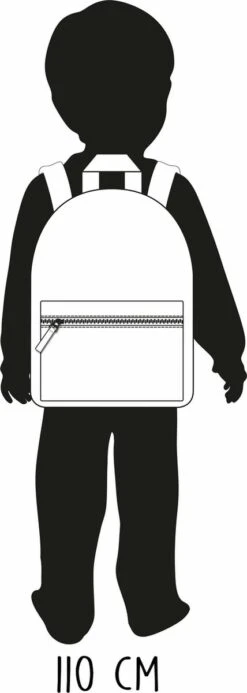 Kidzroom Lucky Me - Rugzak - 2 T/m 6 Jaar - Wit - Hartjes -Reisopslag Winkel 428x1200 1