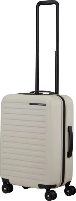 Samsonite Reiskoffer - Stackd Spinner Uitbreidbaar (4 Wielen) 55 Cm Handbagage - Sand - 2.8 Kg -Reisopslag Winkel 455x1200 1